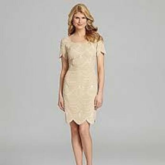 ANTONIO MELANI Dresses & Skirts - Antonio Menlani Keaton Dress W/ Scallop Bottom NWT